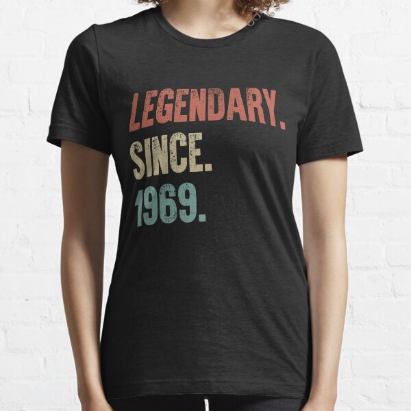 Retro Vintage 50th Birthday Legendary Since 1969 Essential T-Shirt