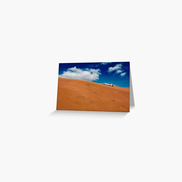 Dune Bashing, Fujairah Greeting Card