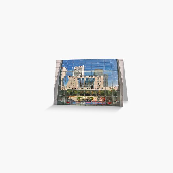 Reflections in Singapore Greeting Card
