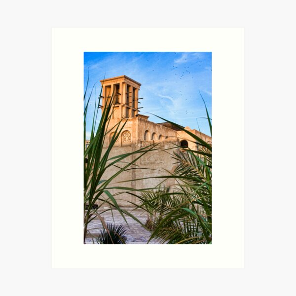 Windcatcher, Dubai Art Print