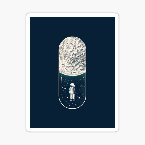 Capsule spatiale Sticker