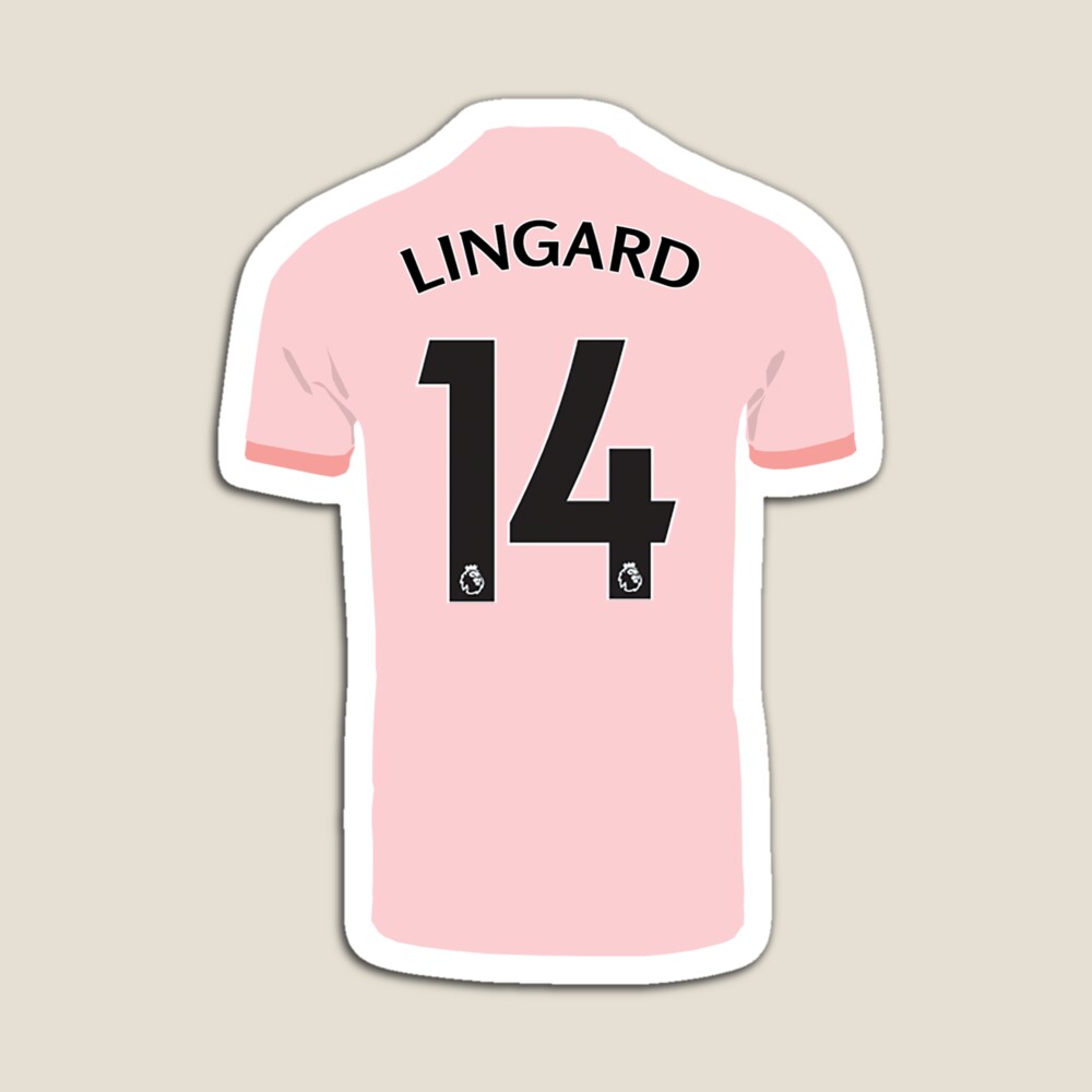 Marcus Rashford Pink Jersey Sticker Greeting Card for Sale by Hevding