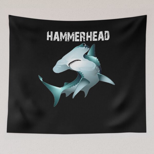 Artikelvorschau, Hammerhai - Hammerhai Hai Shirt - Hammerhai Hai Malerei - Hai Geschenk - Marine Biologe Geschenk entworfen und verkauft von Galvanized.