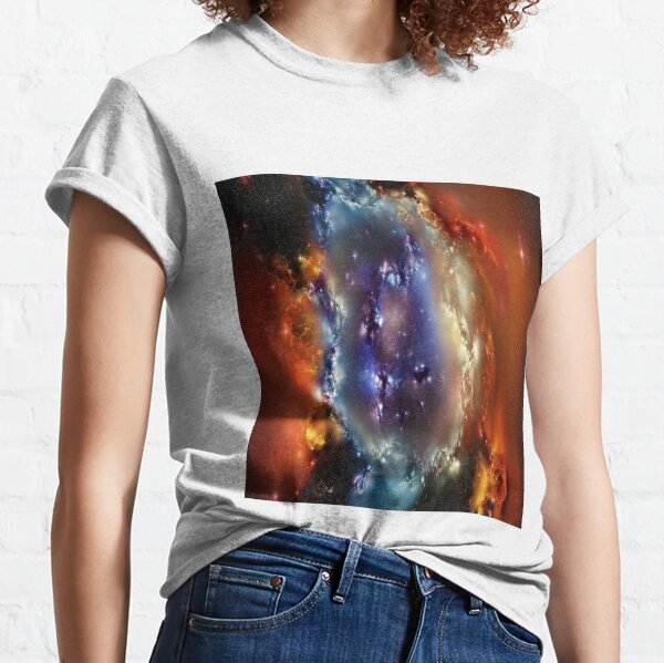#astronomy #surreal #science #infinity #fantasy abstract space galaxy creativity strange dreaming constellation visuals natural gas sphere Classic T-Shirt