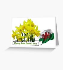 Happy Saint David's Day Greeting Card