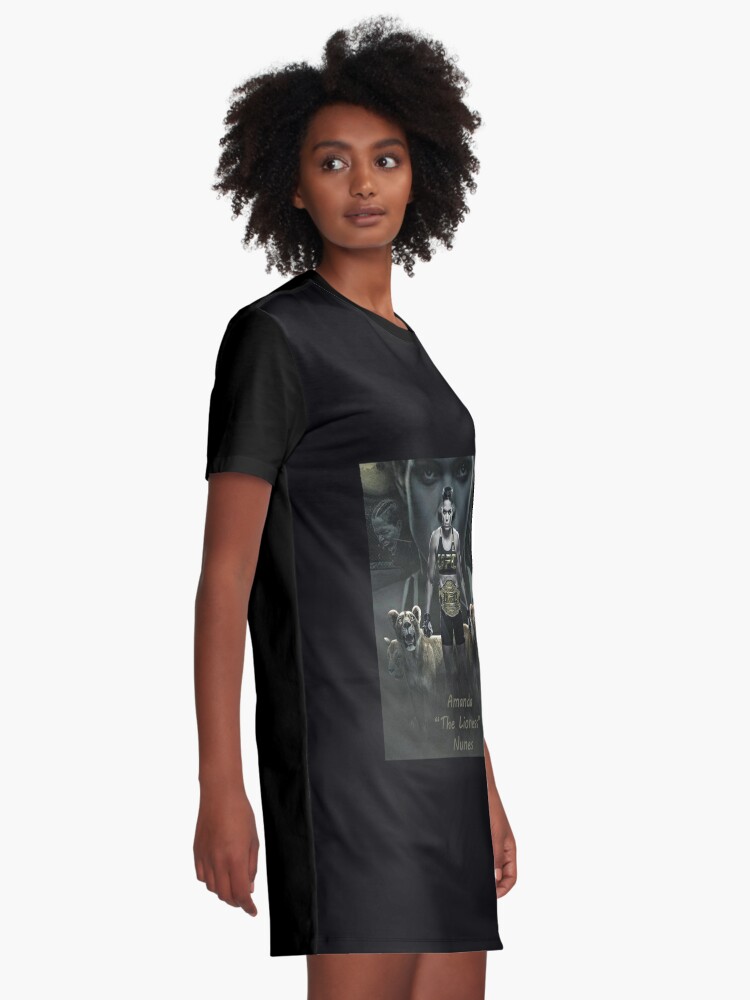 Sprængstoffer lidenskab Lodge Amanda The Lioness Nunes Champion Fighter Art" Graphic T-Shirt Dress for  Sale by Desire-inspire | Redbubble