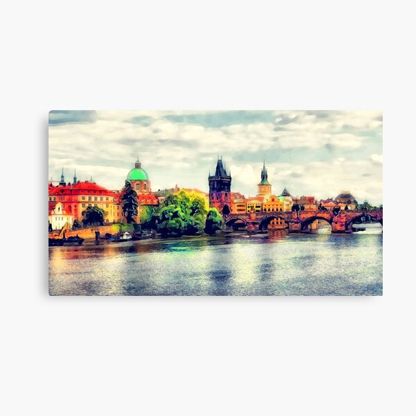 Item preview, Prague bridge watercolor #prague designed and sold by JBJart.
