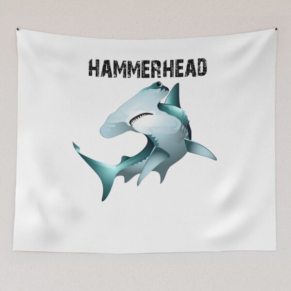 Artikelvorschau, Hammerhai - Hammerhai Hai Shirt - Hammerhai Hai Malerei - Hai Geschenk - Marine Biologe Geschenk entworfen und verkauft von Galvanized.