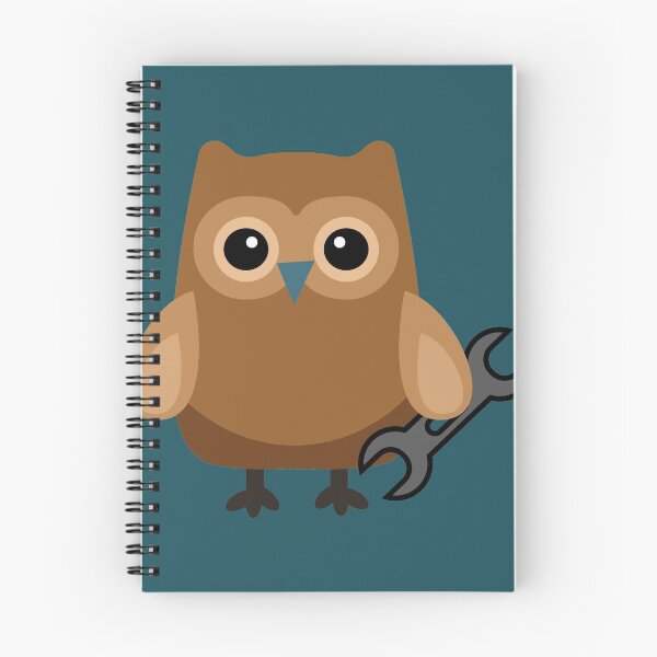 Item preview, Cute Brown Owl Engineer/Mechanic designed and sold by DesignsByDB.