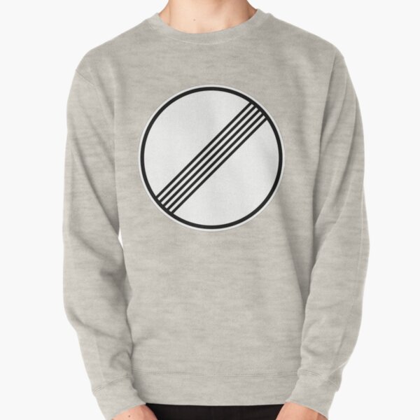 Autobahn Maximum Speed Traffic Sign Unlimited Velocity Pullover Sweatshirt