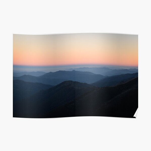 Morning Sky at Mount Hotham Poster