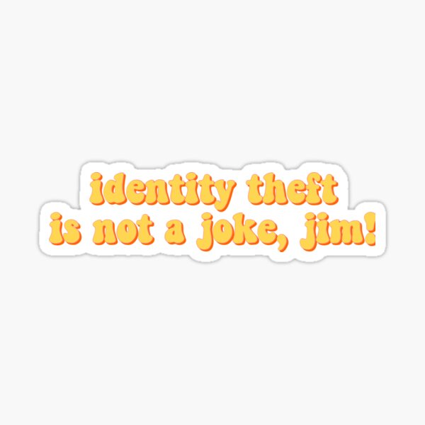 Identity Theft Stickers Redbubble - identity fraud script roblox