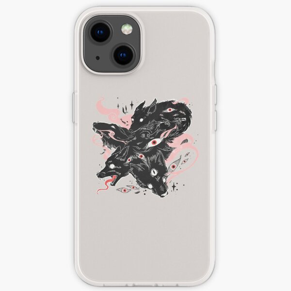 Wild Wolves With Many Eyes iPhone Soft Case