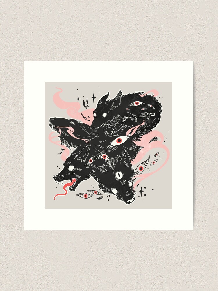 Alternate view of Wild Wolves With Many Eyes Art Print