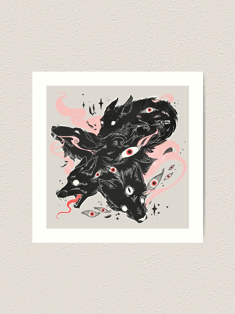 Alternate view of Wild Wolves With Many Eyes Art Print