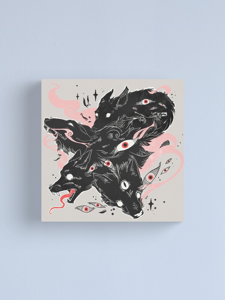 Alternate view of Wild Wolves With Many Eyes Canvas Print
