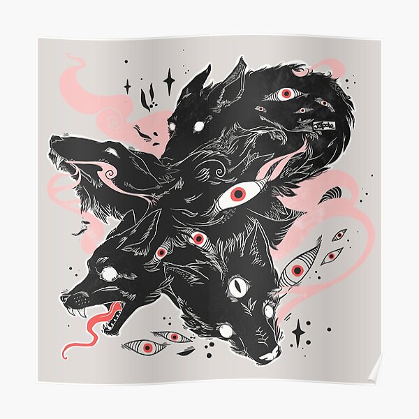 Wild Wolves With Many Eyes Poster