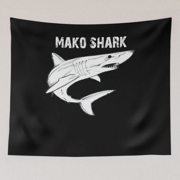 Item preview, Mako Shark - Mako Shark Shirt - Mako Shark Painting - Shark Gift - Marine Biologist Gift designed and sold by Galvanized.