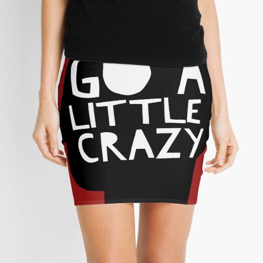 Go a little crazy Print Mini Skirt