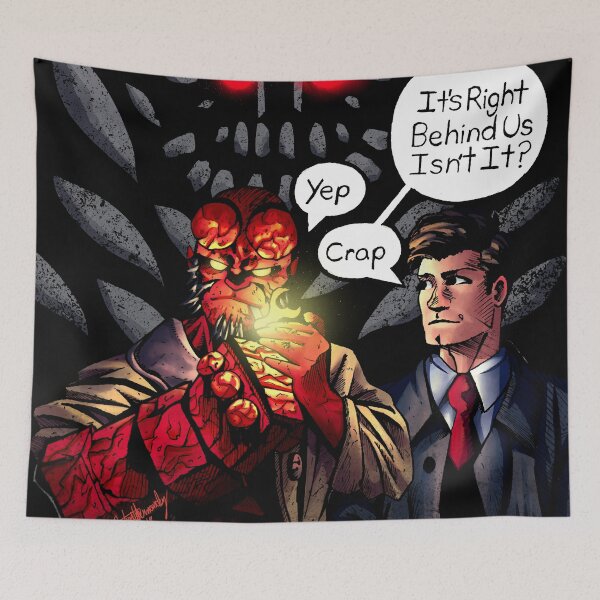 Item preview, Hellboy and Fox Mulder  designed and sold by TheMintySea.