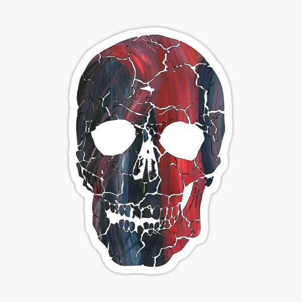 Say it to my Skull Sticker