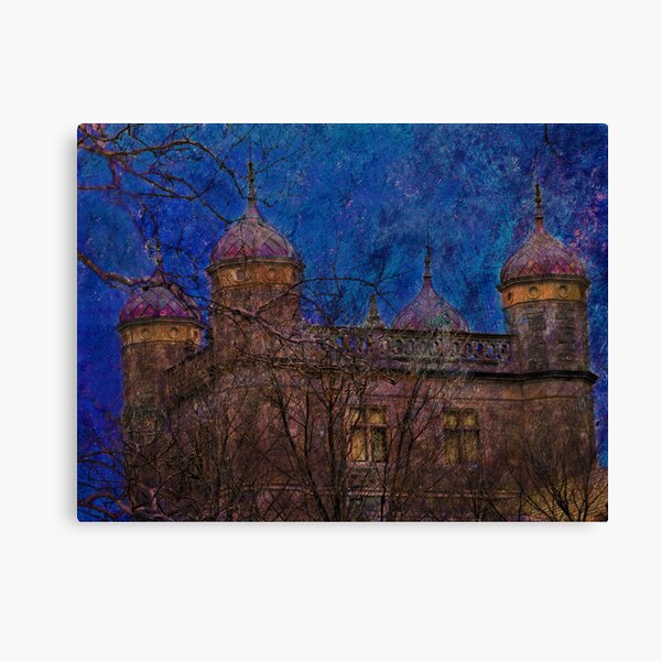 Night Turrets Canvas Print