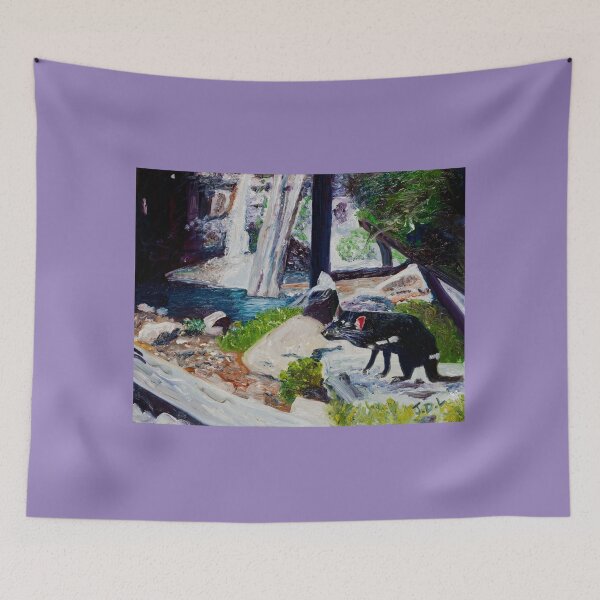 Item preview, Devil at Snug Falls 1 designed and sold by JDLPaintings.