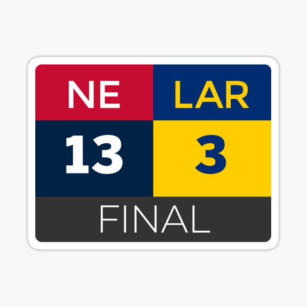 Aperçu de l'œuvre NE 13 LAR 3 Super Bowl LIII créée et vendue par Caloy's.