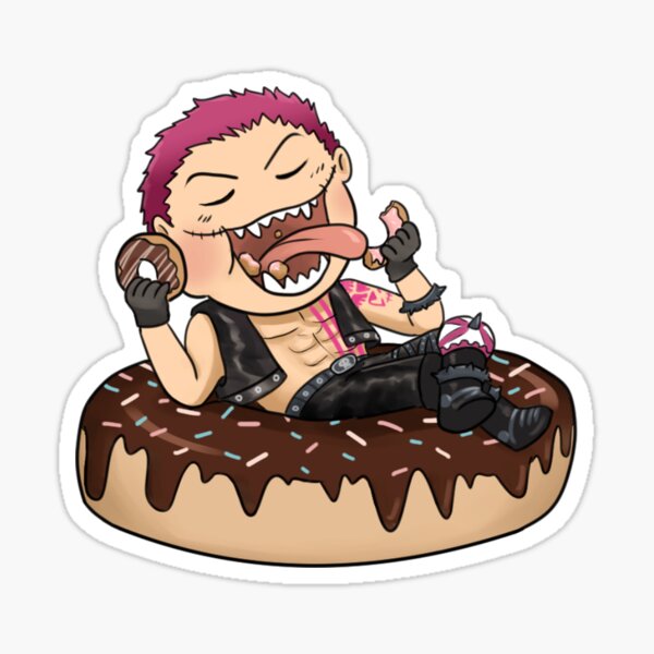 Katakuri Donuts Sticker By Chowbii Redbubble