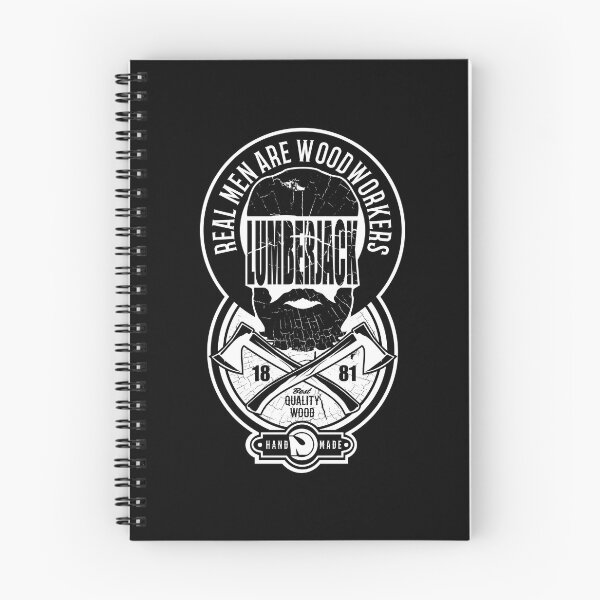 Item preview, Lumberjack - Real men are woodworkers - designed and sold by netrok.