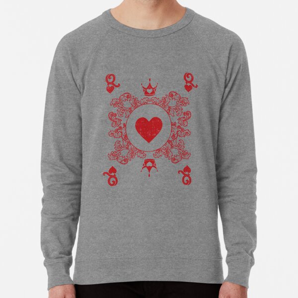 Lattimore Claim Queen of Hearts V-Neck Sweatshirt