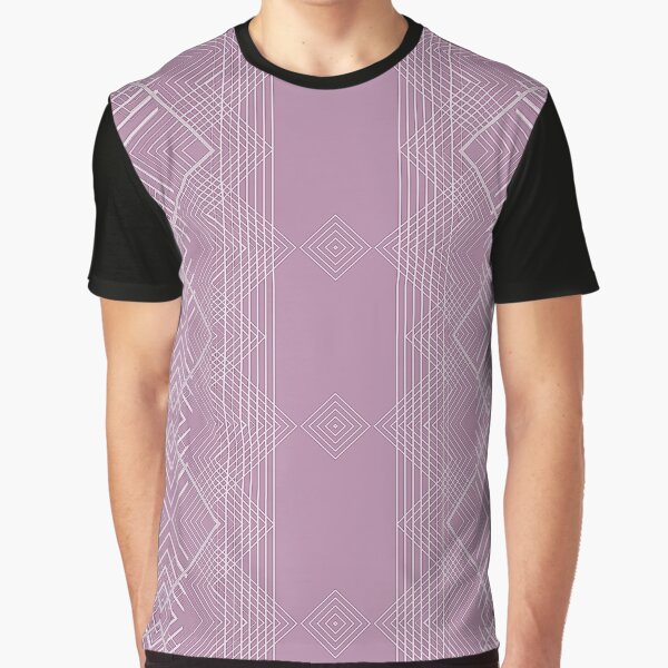 Mauve Southwestern Pattern Design Graphic T-Shirt