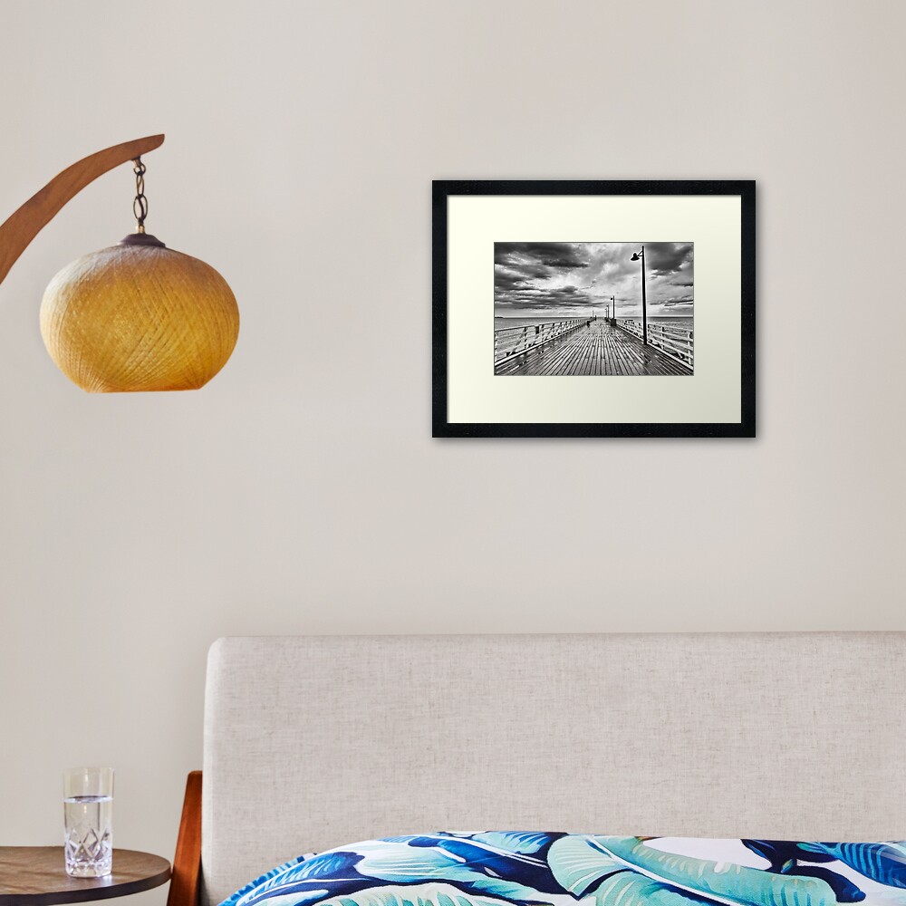 Shorncliffe pier Framed Art Print