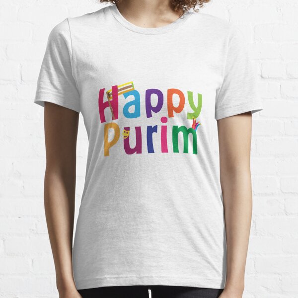 Happy Purim colorful design Essential T-Shirt