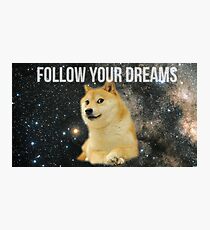 Doge Shibe Meme Photographic Print