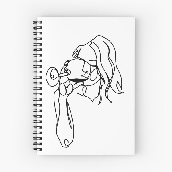 Item preview, Woman drinking wine  designed and sold by LinearLineArt.