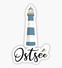 Ostsee Leuchtturm Sticker