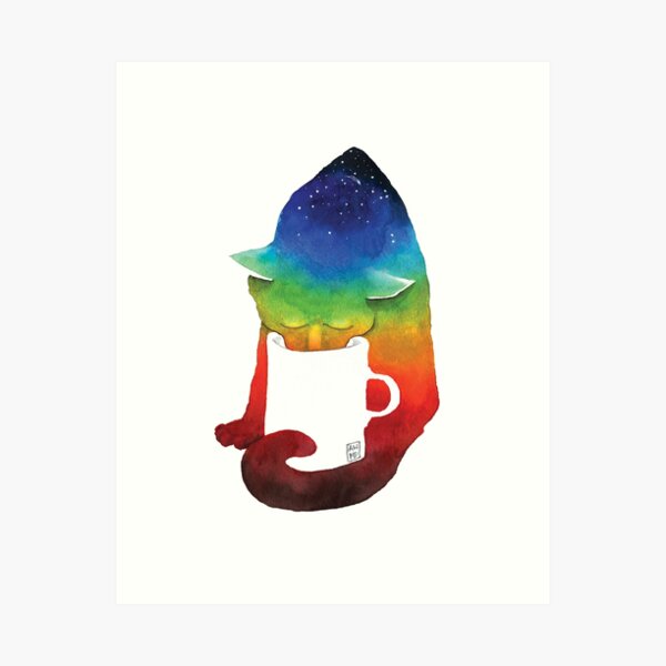 InsomniCat Art Print