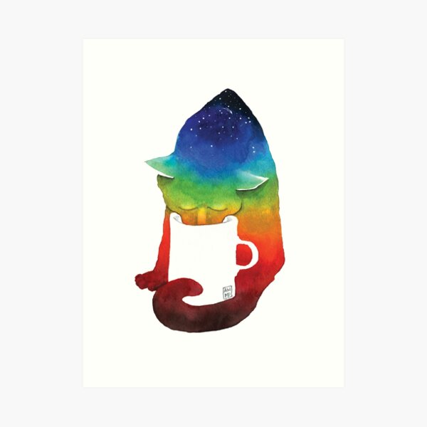 InsomniCat Art Print
