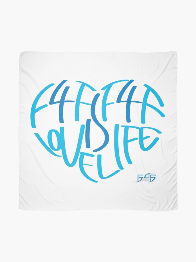 Alternate view of F4F is Love! F4F is Life! Scarf
