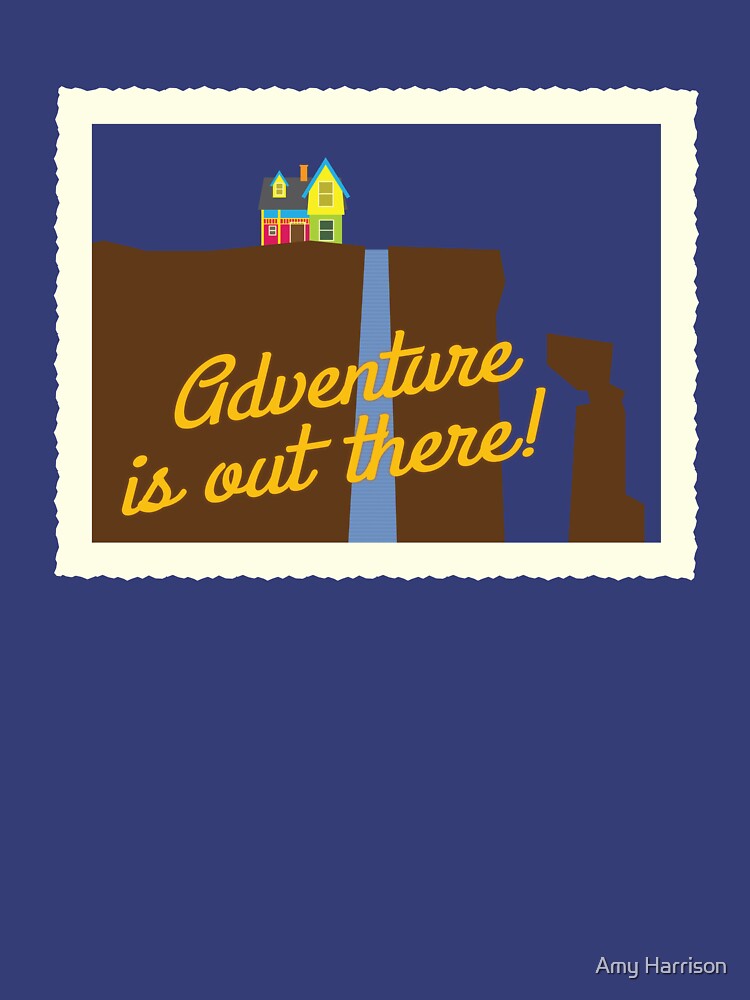 adventure is out there t shirt