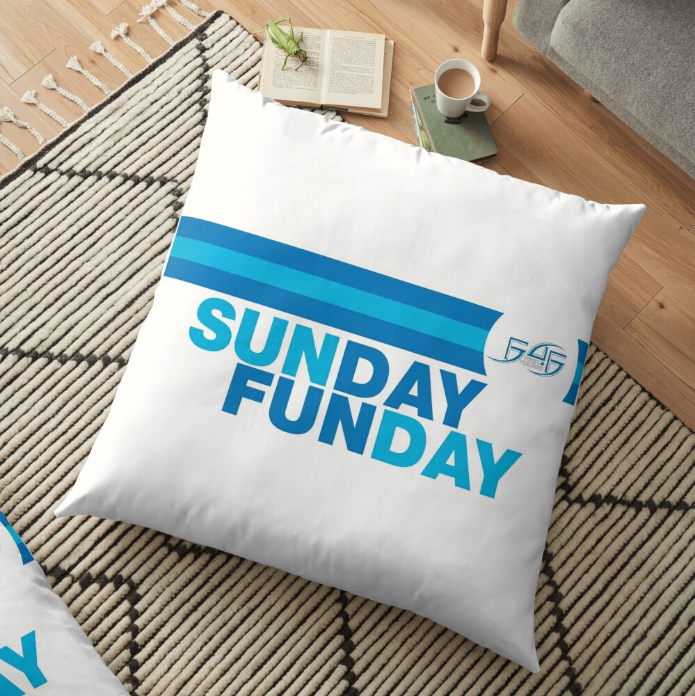 First 4 Figures - Sunday Funday Floor Pillow
