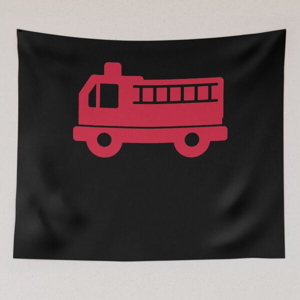 Item preview, Firefighter Red Firetruck Emergency Fireman  designed and sold by 4tomic.