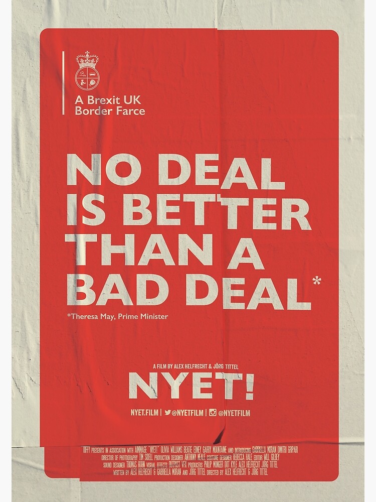 No Deal Poster by nyetfilm