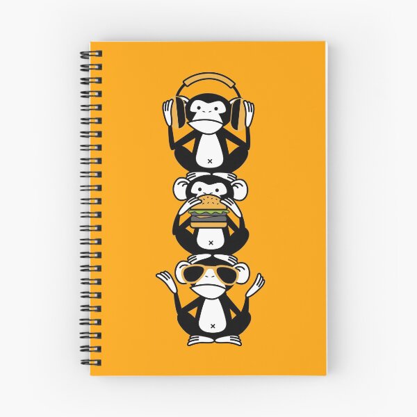 Item preview, tres monos sabios - 3 monos simpaticos designed and sold by Miss-Cactus-Art.