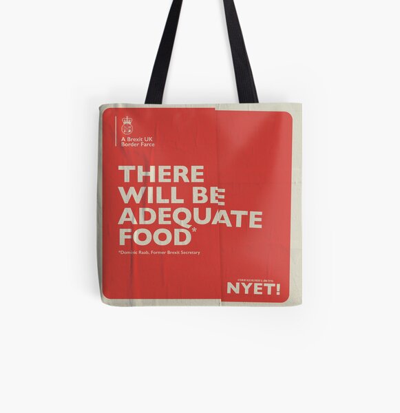 Adequate Food Tote All Over Print Tote Bag