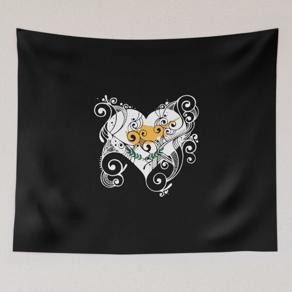 Item preview, Republic of Cyprus heart designed and sold by FlyBear.