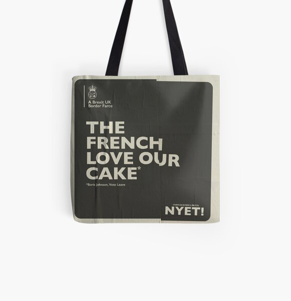 The French Tote All Over Print Tote Bag