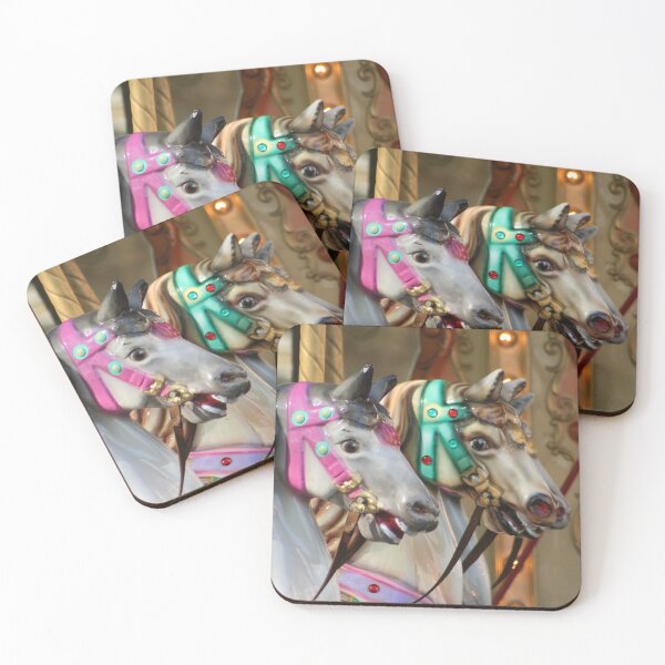 Item preview, Vintage Carousel Horses designed and sold by Anna Lemos.