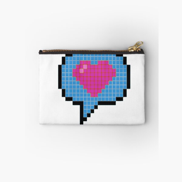Aperçu de l'œuvre Pixelated Text Message Heart créée et vendue par SerpentSkyArts.